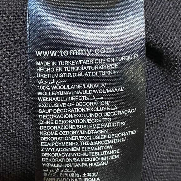 Tommy Hilfiger Luxury Wool Sweater Dress Tunic Boatneck Navy Blue NEW Womens XL - Picture 10 of 10